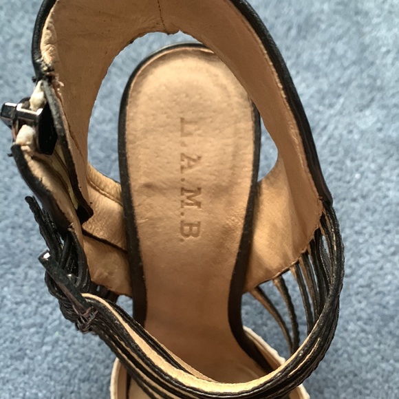 L.A.M.B. High Heel Strappy Sandals - 7.5 - Picture 5 of 6